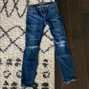 Joes Distressed Skinny Denim
